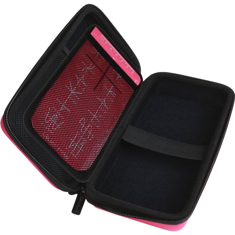 Guerrilla Hard Travel Case for TI-83 Plus, TI-84 Plus, TI-84 Plus Color Edition, TI-89 Titanium, TI-Nspire CX&CX CAS, HP50G Graphing Calculators + Guerrilla's Essential Calculator Accessory Kit, Pink - Image 3